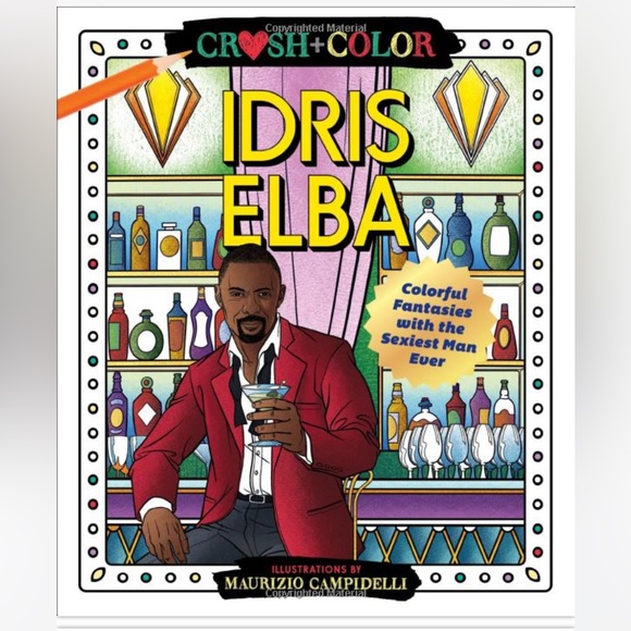 Idris Elba Crush colouring book - Picture 1 of 1